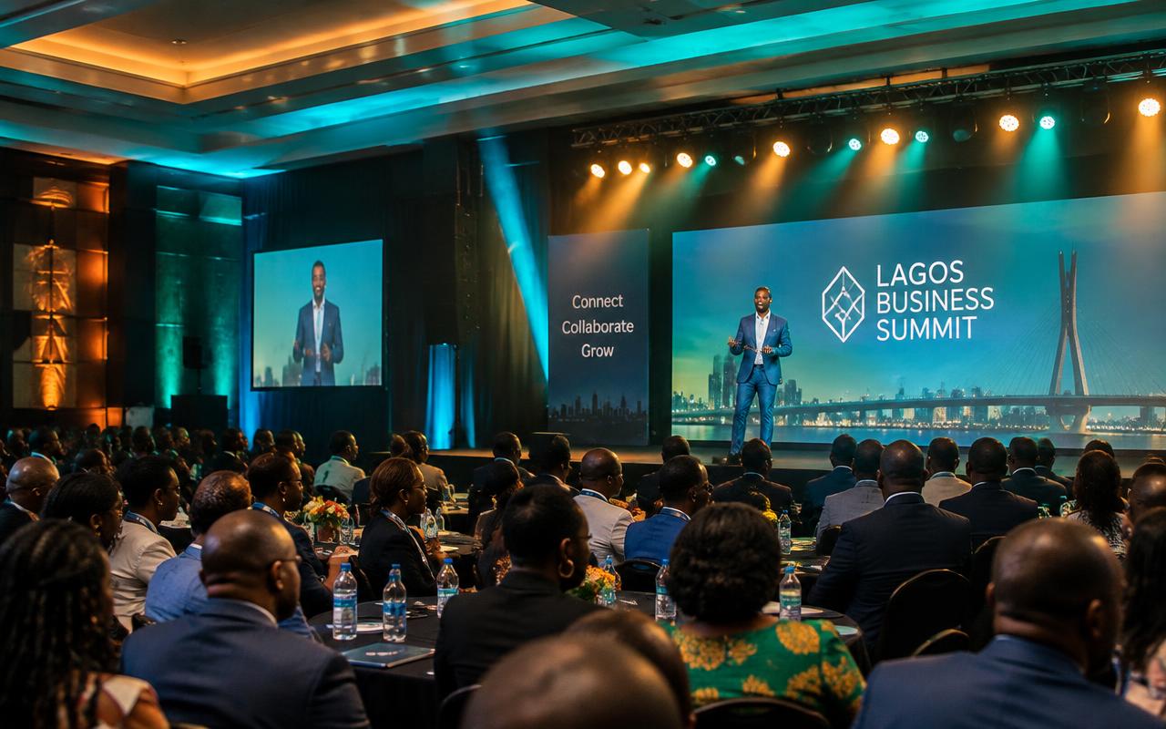 BCC professionals at a business summit